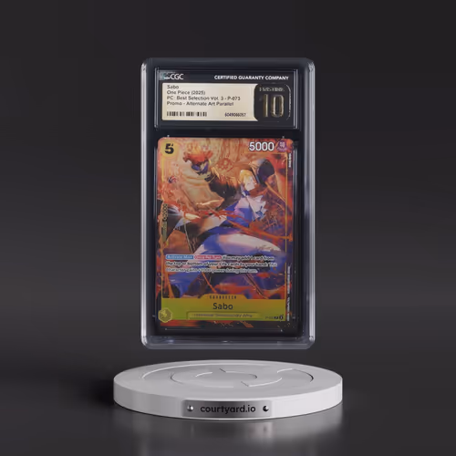 2025 Premium Collection Best Selection Vol. 3 - English #P-073 Sabo - (Borderless) Alt Art (CGC 10 P