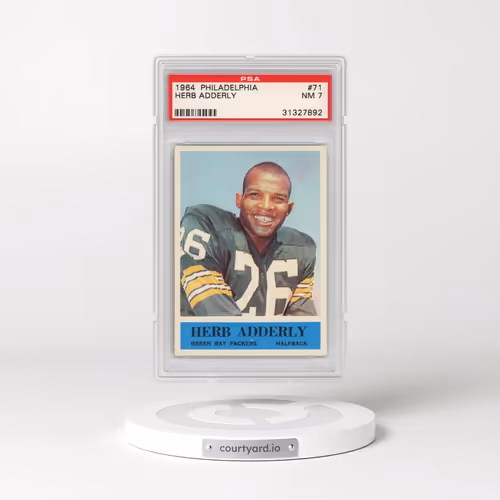 1964 Philadelphia #71 Herb Adderly (PSA 7 NM)