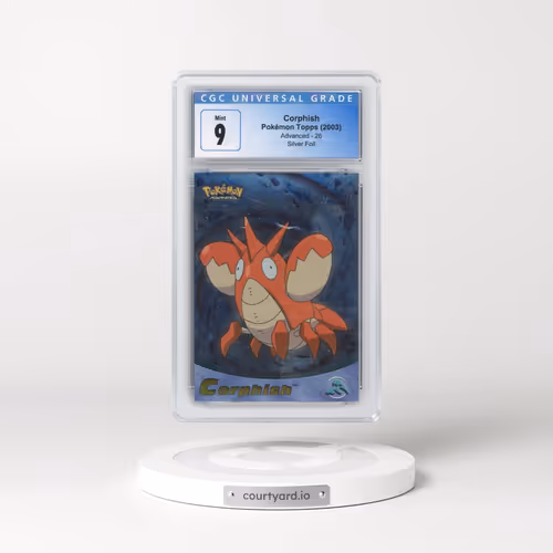2003 Advanced #26 Corphish - Silver Foil (CGC 9 MINT)