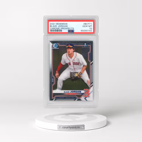 2021 Bowman Chrome Prospects #BCP71 Blaze Jordan (PSA 10 GEM MINT)