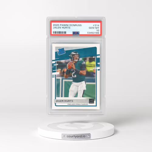 2020 Panini Donruss #314 Jalen Hurts (PSA 10 GEM MINT)