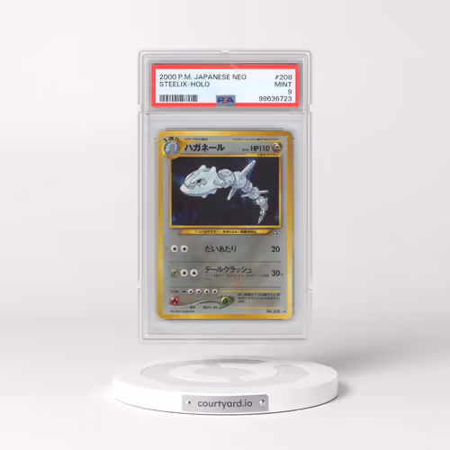 2000 Pokémon Neo #208 Steelix - Holo (PSA 9 MINT)