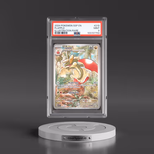 2024 POKEMON SSP EN-SURGING SPARKS #210 FLAPPLE ILLUSTRATION RARE