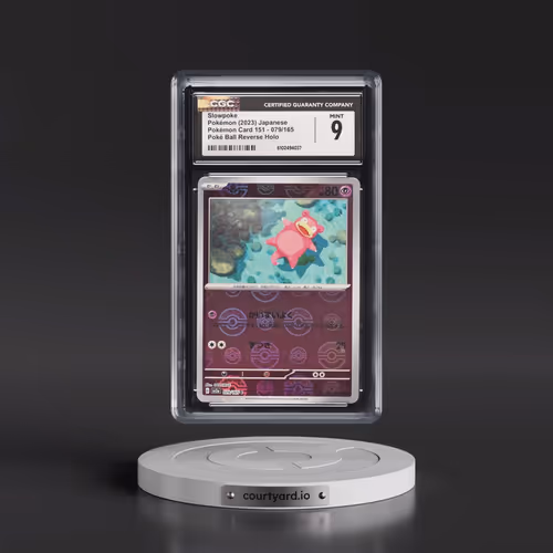 2023 Pokémon Card 151 #079/165 Slowpoke - Reverse Holo Poké Ball (CGC 9 MINT)