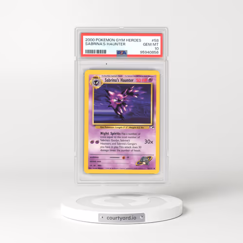 2000 Gym Heroes #58 Sabrina's Haunter (PSA 10 GEM MINT)