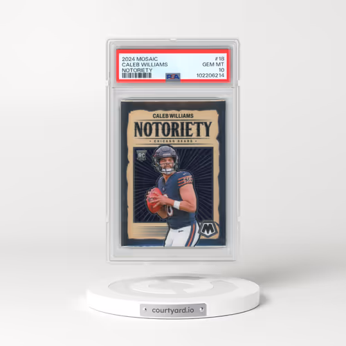 2024 Panini Mosaic Notoriety #18 Caleb Williams (PSA 10 GEM MINT)