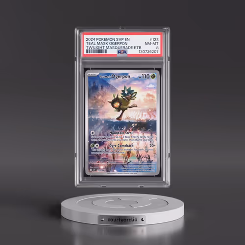 2024 Pokémon Svp EN-SV Black Star Promo #123 Teal Mask Ogerpon - Twilight Masquerade Elite Trainer B