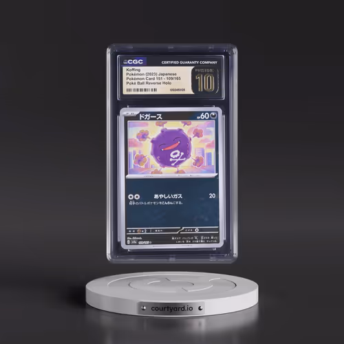 2023 Pokémon Card 151 #109/165 Koffing - Reverse Holo Poké Ball (CGC 10 PRISTINE)