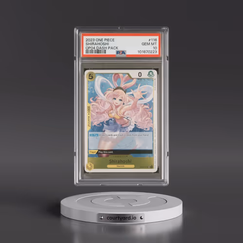 2023 One Piece Kingdoms of Intrigue Dash Pack #116 Shirahoshi (PSA 10 GEM MINT)