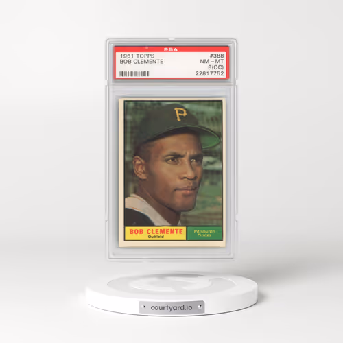 1961 Topps #388 Bob Clemente (PSA 8 NM-MT)