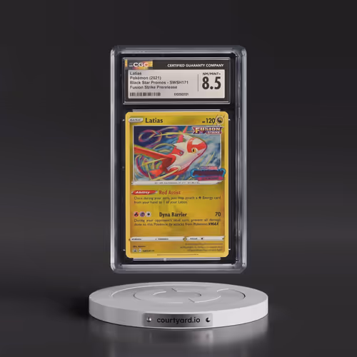 2017 Black Star Promos - Sword & Shield #SWSH171 Latias - Fusion Strike Prerelease (CGC 8.5 NM-MT+)