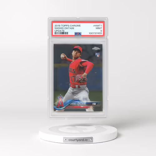 2018 Topps Chrome Update #HMT1 Shohei Ohtani (PSA 9 MINT)