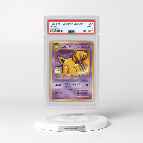 1998 Pokémon Vending #97 Hypno - Series III (PSA 9 MINT)