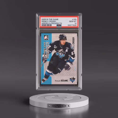 2005 In the Game Heroes & Prospects #105 Sidney Crosby (PSA 10 GEM MINT)