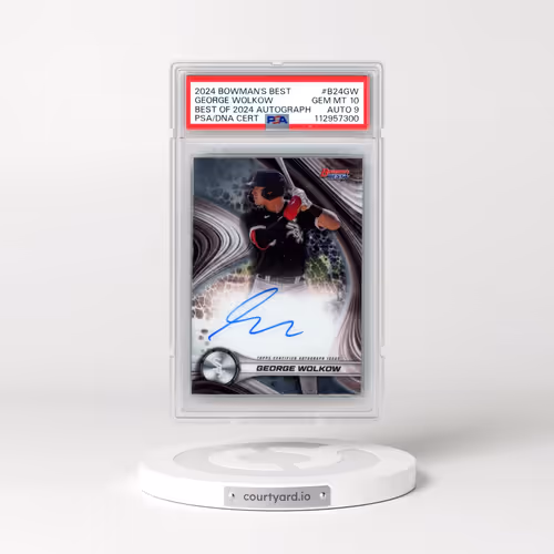 2024 Bowman's Best Best of 2024 Autographs #B24GW George Wolkow (PSA 10 GEM MINT)