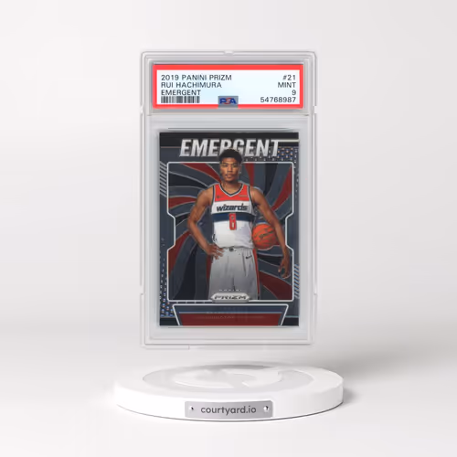 2019 Panini Prizm Emergent #21 Rui Hachimura (PSA 9 MINT)