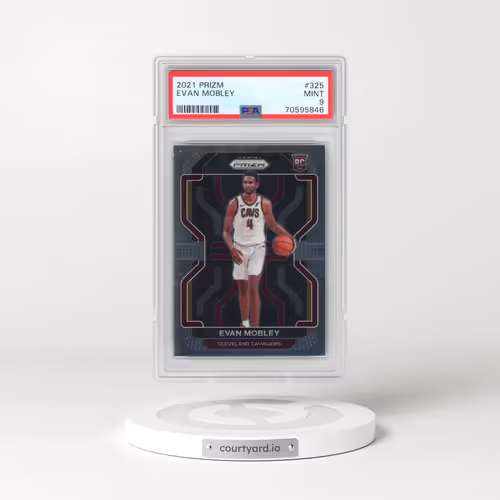 2021 Panini Prizm #325 Evan Mobley (PSA 9 MINT)