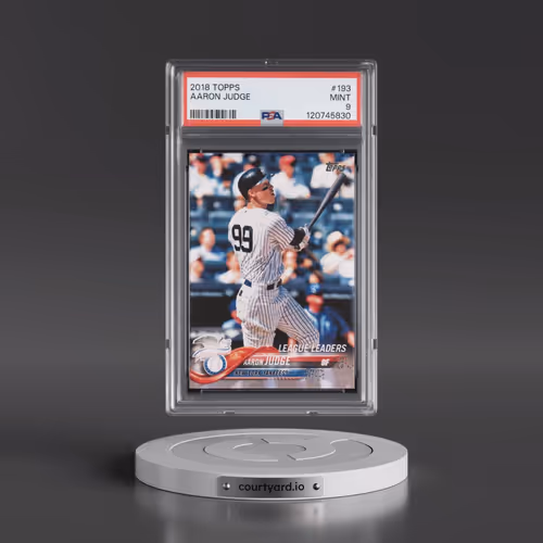 2018 Topps #193 Aaron Judge (PSA 9 MINT)
