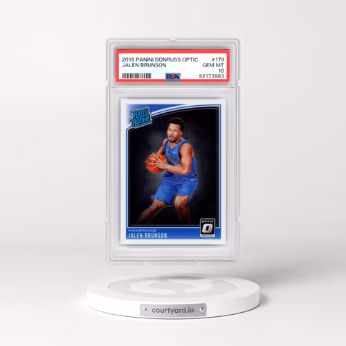 2018 Panini Donruss Optic #179 Jalen Brunson (PSA 10 GEM MINT)