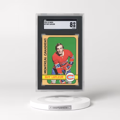 1972 Topps #79 Guy Lafleur (SGC 8 NM-MT)
