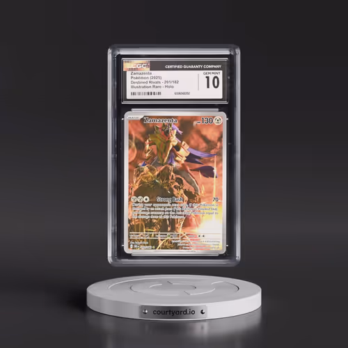 2025 Pokémon Dri EN-Destined Rivals #201 Zamazenta - Illustration Rare (CGC 10 GEM MINT)