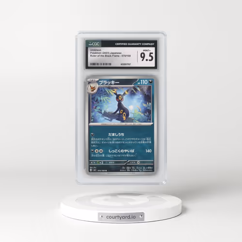 2023 Pokémon SV3-Ruler of the Black Flame #070 Umbreon (CGC 9.5 MINT+)