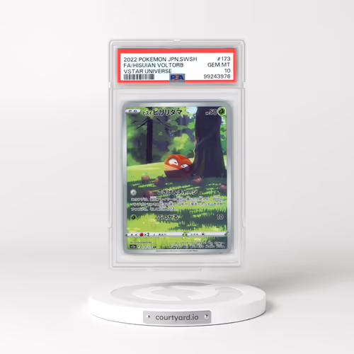 2022 Pokémon Sword & Shield Vstar Universe #173 Hisuian Voltorb - Full Art (PSA 10 GEM MINT)