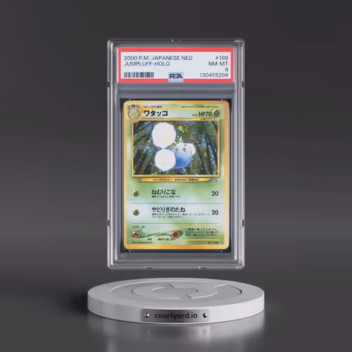 2000 Pokémon Neo #189 Jumpluff - Holo (PSA 8 NM-MT)