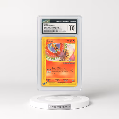 2002 Black Star Promo #52 Ho-Oh - Pokémon Center New York (CGC 10 GEM MINT)