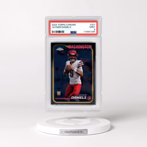 2024 Topps Chrome #201 Jayden Daniels (PSA 9 MINT)