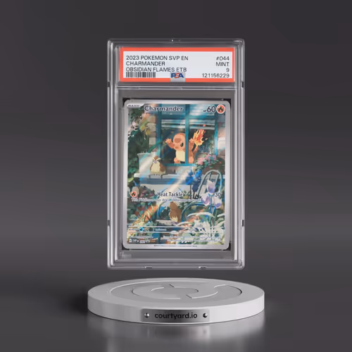 2023 Pokémon Svp EN-SV Black Star Promo #044 Charmander - Obsidian Flames Elite Trainer Box (PSA 9 M