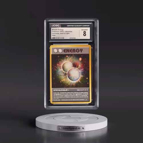 2001 Darkness, and to Light Miracle Energy - Holo (CGC 8 NM-MT)