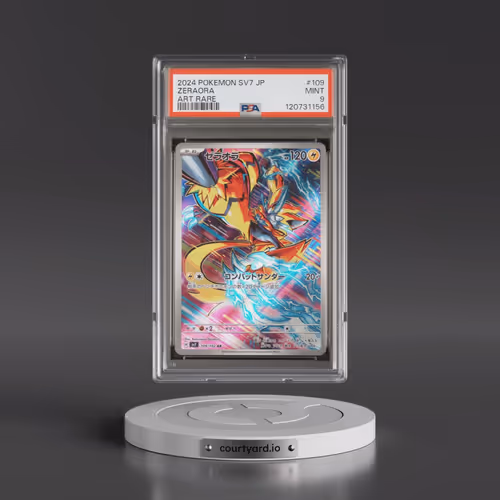 2024 Pokémon SV7-Stellar Miracle #109 Zeraora - Art Rare (PSA 9 MINT)