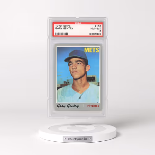 1970 Topps #153 Gary Gentry (PSA 8 NM-MT)