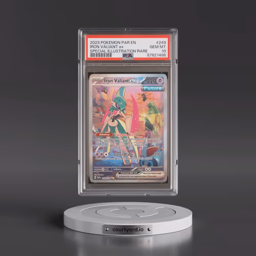 2023 Pokémon Par EN-Paradox Rift #249 Iron Valiant EX - Holo Special Illustration Rare (PSA 10 GEM M