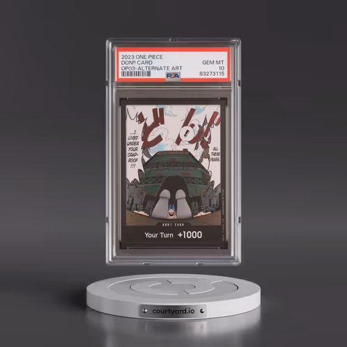 2023 One Piece OP03-Pillars of Strength Don!! Card - Alternate Art (PSA 10 GEM MINT)