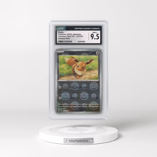 2023 Pokémon Card 151 #133/165 Eevee - Reverse Holo Poké Ball (CGC 9.5 MINT+)
