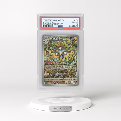 2024 Pokémon Svp EN-SV Black Star Promo #159 Magneton - Surging Sparks Elite Trainer Box (PSA 10 GEM MINT)