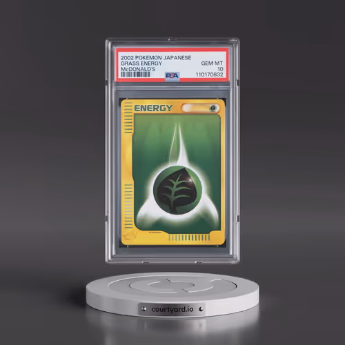 2002 Pokémon McDonald's Grass Energy (PSA 10 GEM MINT)