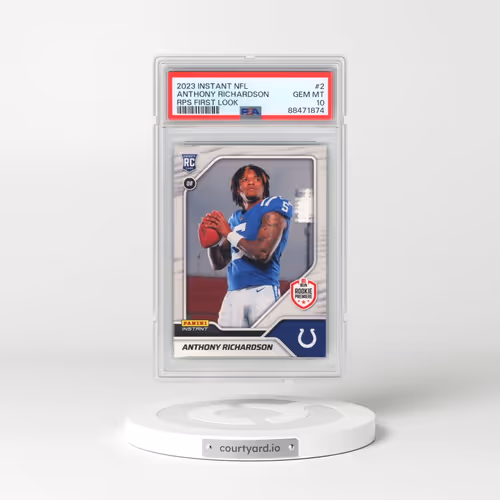 2023 Panini Instant NFL Rps First Look #2 Anthony Richardson (PSA 10 GEM MINT)
