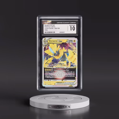 2022 Crown Zenith #055/159 Zeraora VSTAR - Holo (CGC 10 GEM MINT)