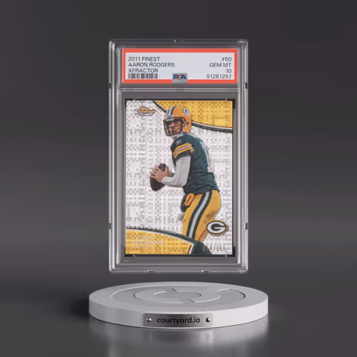 2011 Finest #50 Aaron Rodgers - Xfractor (PSA 10 GEM MINT)