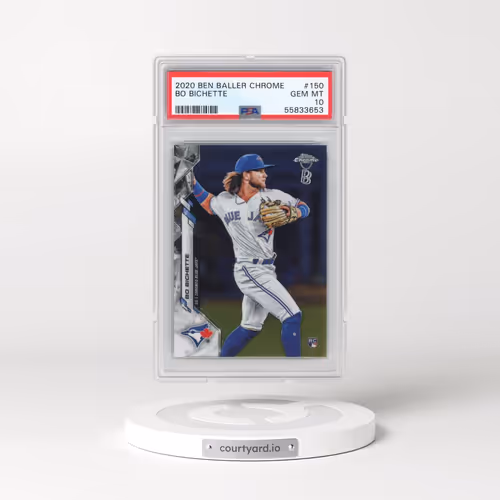 2020 Ben Baller Chrome #150 Bo Bichette (PSA 10 GEM MINT)