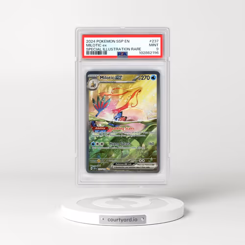 2024 Pokémon Ssp EN-Surging Sparks #237 Milotic EX - Holo Special Illustration Rare (PSA 9 MINT)