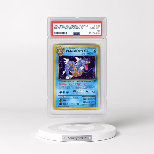 1997 Pokémon Rocket #130 Dark Gyarados - Holo (PSA 10 GEM MINT)