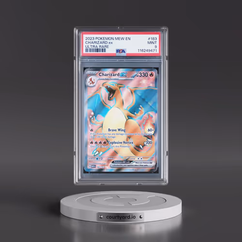 2023 Pokémon Mew EN-151 #183 Charizard EX - Holo Ultra Rare (PSA 9 MINT)