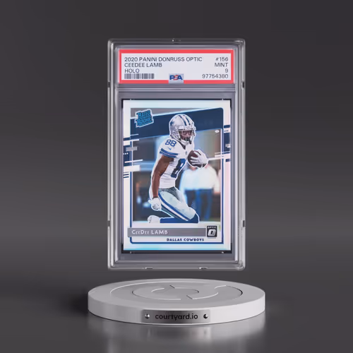 2020 Panini Donruss Optic #156 Ceedee Lamb - Holo (PSA 9 MINT)