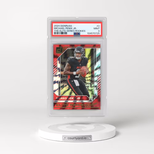 2024 Panini Donruss the Elite Series Rookies #2 Michael Penix Jr. (PSA 9 MINT)