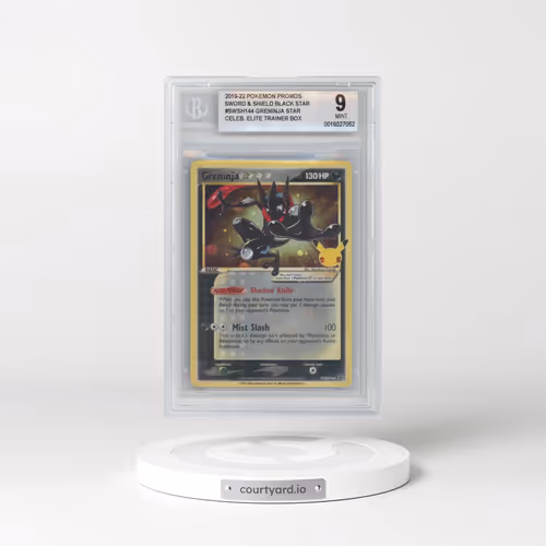 2017 Black Star Promos - Sword & Shield #144 Greninja â - Celebrations Elite Trainer Box (Cosmos Hol