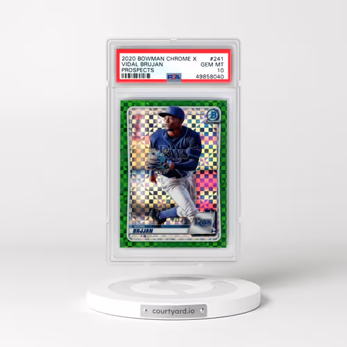2020 Bowman Chrome X Prospects #241 Vidal Brujan (PSA 10 GEM MINT)